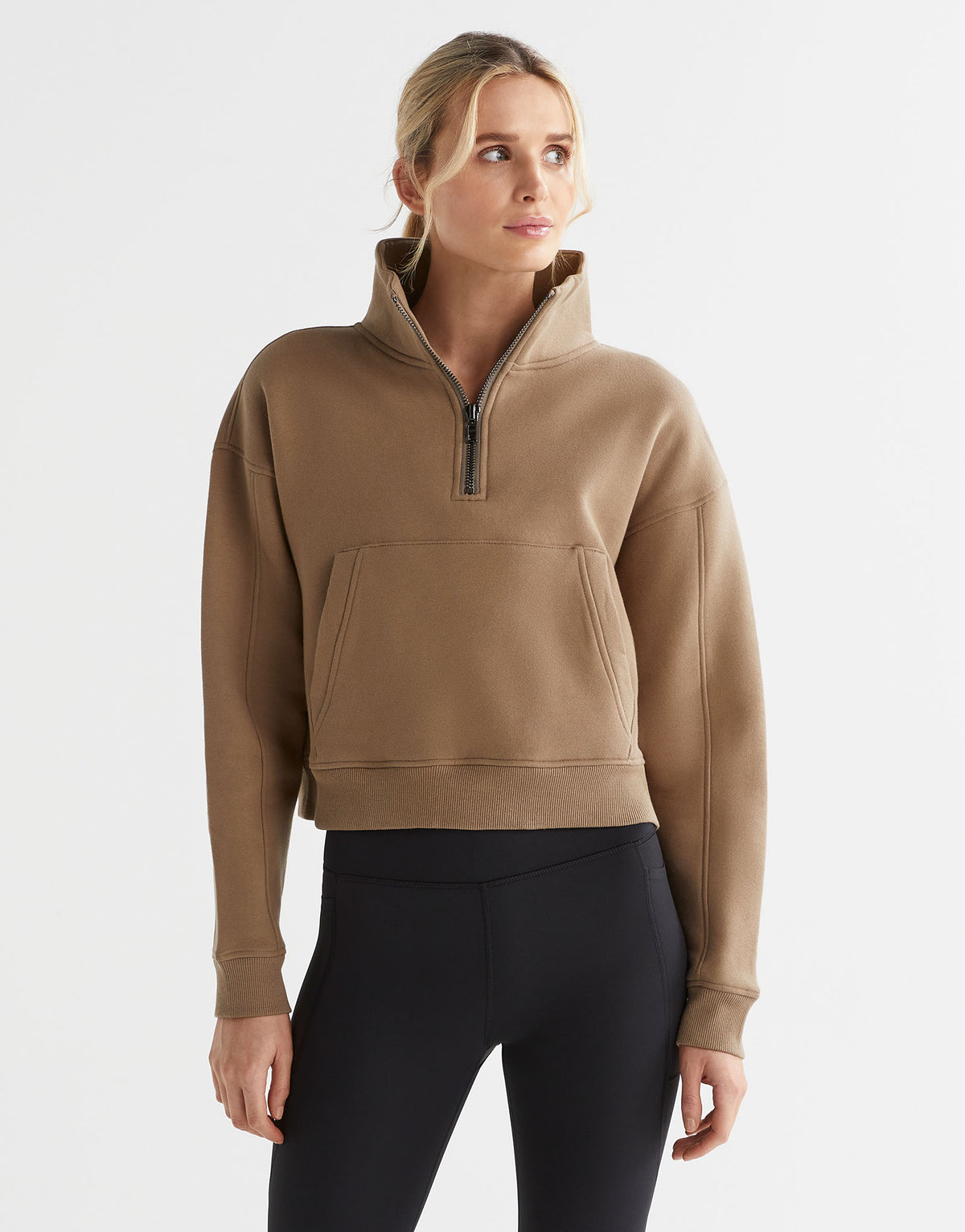 Lilybod-Rihanna-1-4-Zip-Up-Sweat-Taupe-LT77-TP-8.jpeg