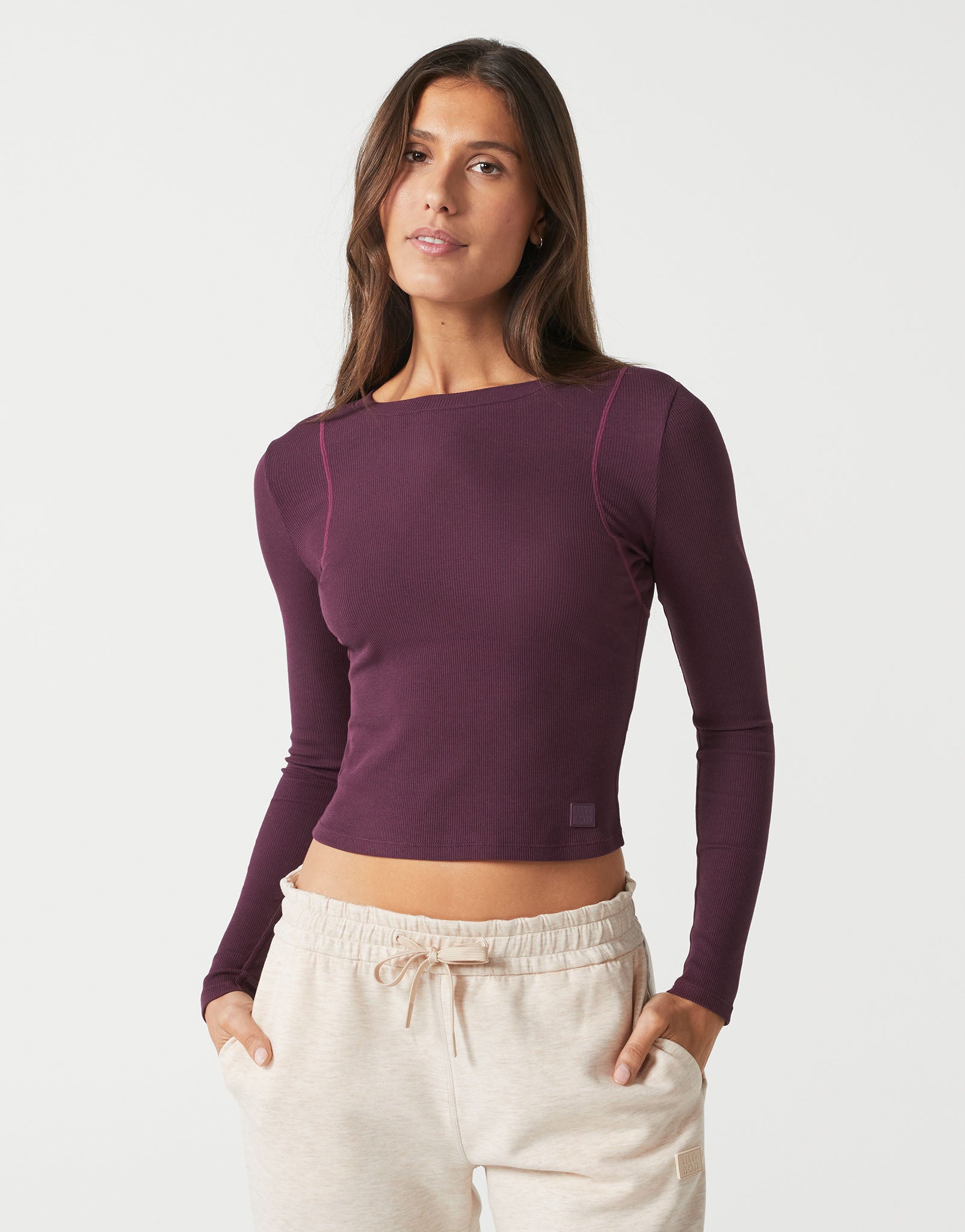Lilybod_FARO_Longsleeve_Tech_Tee_Ox_Plum_LT150_OXP_01.jpeg